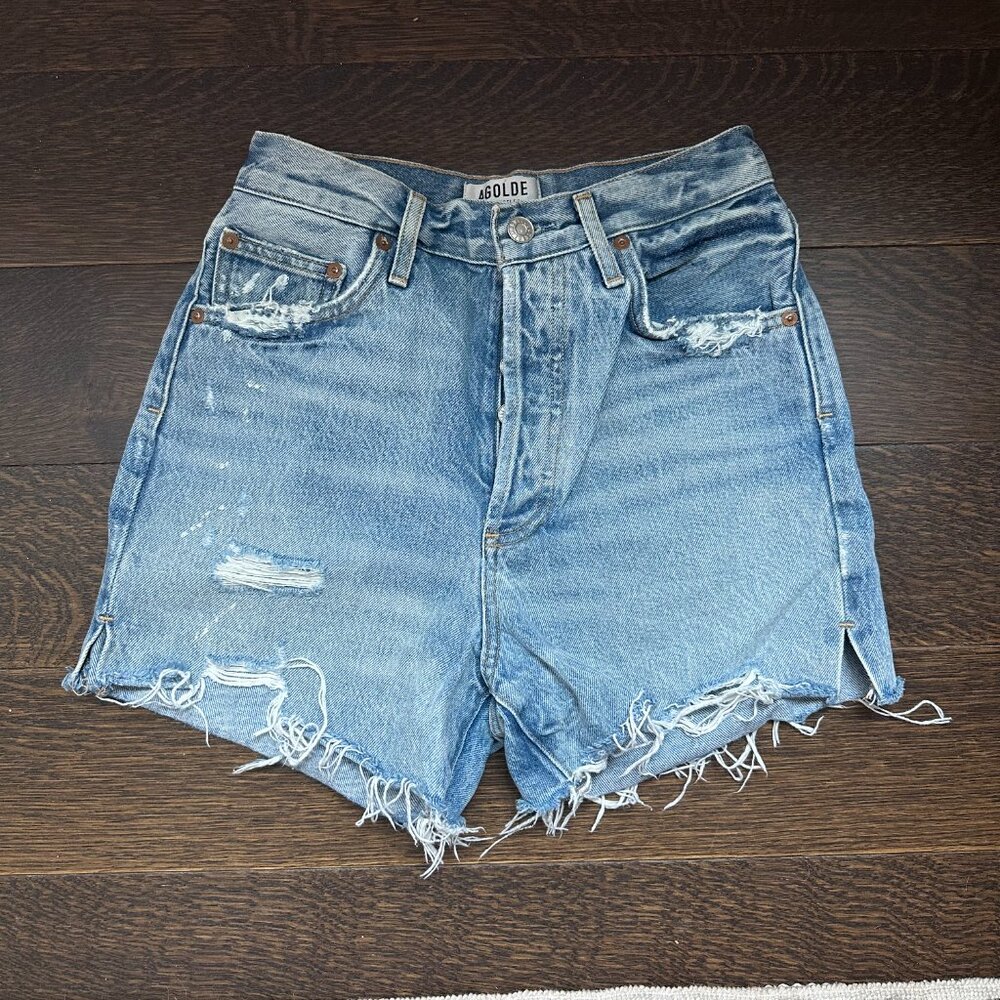 Agolde Dee High Waisted Shorts Size 26